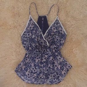 Floral Flowy Spaghetti Strap Top